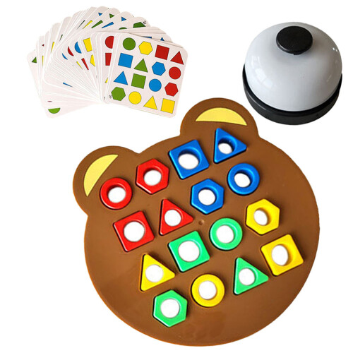 5 Sets Shape Matching Game Toddler Educational Toy 2
