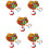 5 Sets Shape Matching Game Toddler Educational Toy 10