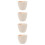 4Pcs Ceramic Crucible Cup Laboratory Equipment 40Ml 10