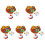 5 Sets Shape Matching Game Toddler Educational Toy 4