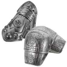 4Sets Silberne Plastik Für Kinder Cosplay Arme Schultern