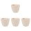 4Pcs Ceramic Crucible Cup Laboratory Equipment 40Ml 4
