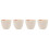 4Pcs Ceramic Crucible Cup Laboratory Equipment 40Ml 6
