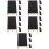 20 Pcs Desktop Message Chalkboard Wooden Freestanding Mini Blackboard 9