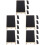 20 Pcs Desktop Message Chalkboard Wooden Freestanding Mini Blackboard 8