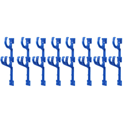 8 Pcs 2 Sets Plastic Storage Rod Pool Cleaning Hanging Rod 2