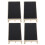 20 Pcs Desktop Message Chalkboard Wooden Freestanding Mini Blackboard 2