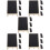 20 Pcs Desktop Message Chalkboard Wooden Freestanding Mini Blackboard 10