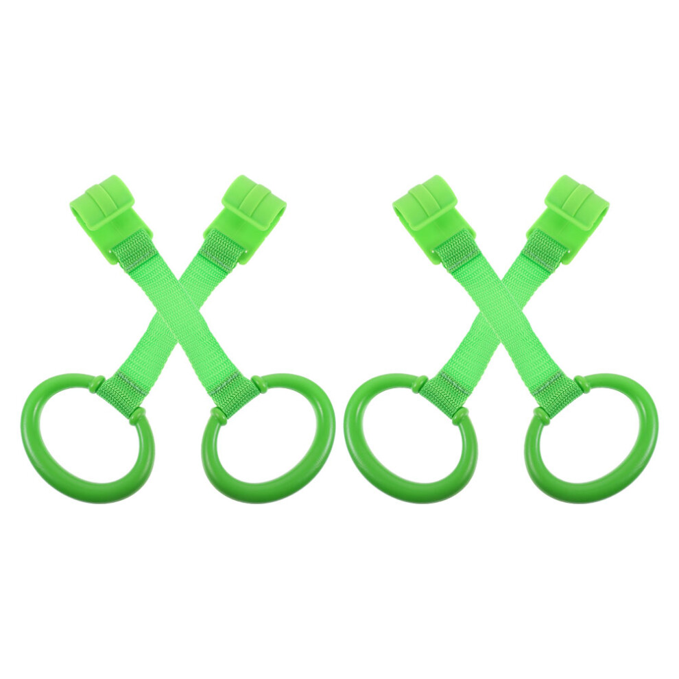 12 Pcs Pull Up Rings For Playpen Walking Exercise Safety Vaguelly