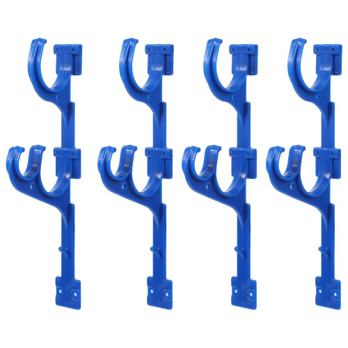 8 Pcs 2 Sets Plastic Storage Rod Pool Cleaning Hanging Rod 1