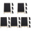 20 Pcs Desktop Message Chalkboard Wooden Freestanding Mini Blackboard 4
