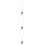 3Pièces Ocarina Vent 6 Trous Céramique Vert Forme Conque 5