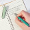 1Pc Calligraphy Pen Simple Writing Tool For Students Stationery Green 11