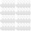 40 Pcs Sublimation Key Ring Blanks Handicraft Key Chain 7