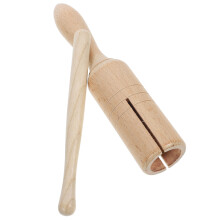 4Sets Educational Wood Guiro Toy Kids Percussion Musical Instruments