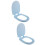 2Ud Asiento De Inodoro Espuma Azul Celeste Durable Para En Casa 9