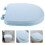 2Ud Asiento De Inodoro Espuma Azul Celeste Durable Para En Casa 11