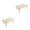 2Pièces Table Combat Bois Beige Hamster Écureuil Jeu Amusant 4