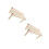 2Pièces Table Combat Bois Beige Hamster Écureuil Jeu Amusant 6