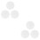 6 Pcs Round Travel White Dishes 6