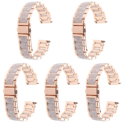 5Pcs Metal Stainless Watch Band Replaceable For Men 1