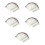 60 Pcs Natural Eyebrow Stickers Fake Eyebrow Paste 7