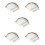 60 Pcs Natural Eyebrow Stickers Fake Eyebrow Paste 8