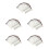 60 Pcs Natural Eyebrow Stickers Fake Eyebrow Paste 6