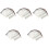 60 Pcs Natural Eyebrow Stickers Fake Eyebrow Paste 3