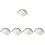 60 Pcs Natural Eyebrow Stickers Fake Eyebrow Paste 5