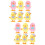 12 Pcs Easter Wind Up Chick Plush Jumping Chicken Egg Basket Filler 8