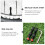 1Ensemble De Roue Tubeless Aluminium Compact Noir Durable 6