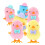 12 Pcs Easter Wind Up Chick Plush Jumping Chicken Egg Basket Filler 2