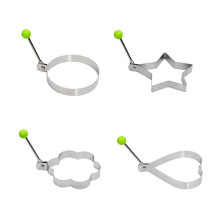 2Pcs Stainless Steel Non-Stick Egg Rings For Fried Eggs And Pancakes