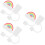6 Pcs Cute Straw Tips Cover Lids Protectors Caps 9