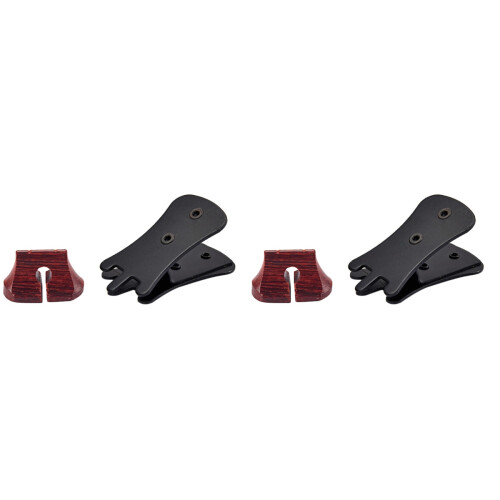 2Pcs Erhu Mute With Bridge Black 1