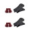 2Pcs Erhu Mute With Bridge Black 5