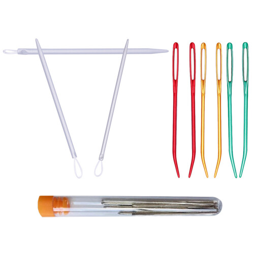 4 Sets Needle Tool Curved Sewing Needles Needlework Supplies For Hand 2