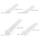 4Pcs Ceramic Pounder 6/5/4/3" Porcelain Grinding Rods For Kitchen Use 2