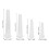 4Pcs Ceramic Pounder 6/5/4/3" Porcelain Grinding Rods For Kitchen Use 3