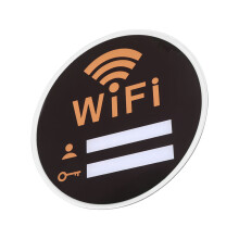 5 Pcs Led Signs Wifi Sign Wifi Password Sign Office 30x30cm