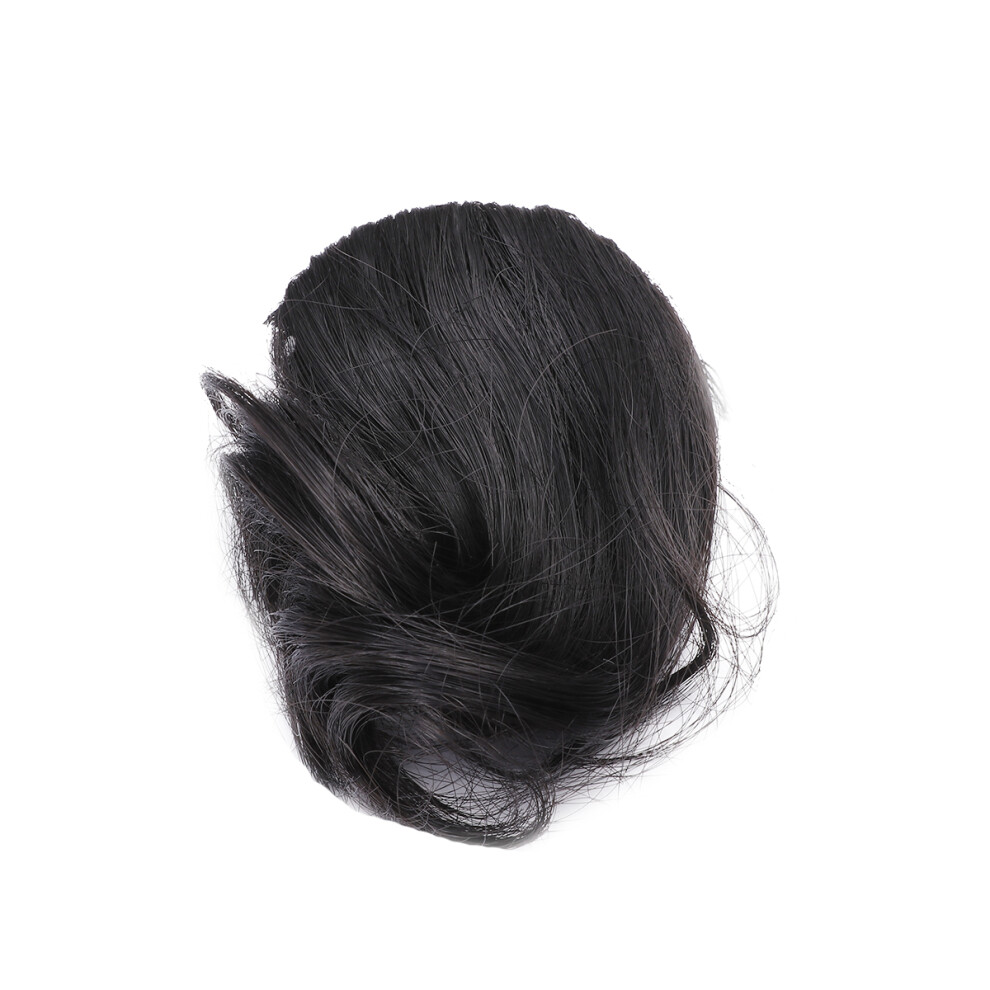 Aboofan Unisex 3 Pcs Fake Hair Clip On Pieces For Women Woman Bang Front Fringe
