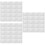 600 Pcs Shrink Bag Shrink Film Pvc Multifunction 7