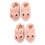 2Pairs Creative Pink Bunny Shape Slippers for Kids Warm and Nonslip 8