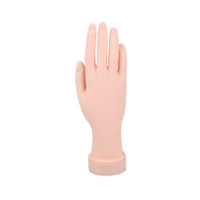 2 Pieces Nail Technician Practice Hand Extension Model For Fake Hands