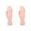 2 Pieces Nail Technician Practice Hand Extension Model For Fake Hands 2