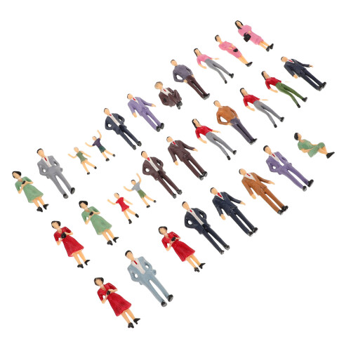 90Stk Mini Figurinen ABS Für Sandtisch Und Diorama