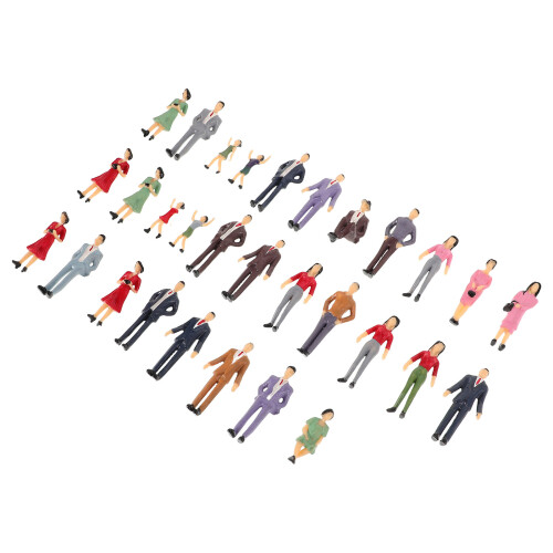 90Stk Mini Figurinen ABS Für Sandtisch Und Diorama 1