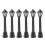 3 Count Mini Street Lights Christmas Models Small For Decoration 1