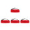 4Pcs Mini Soldier Backpack For 12 Inch Action Figures Red 9